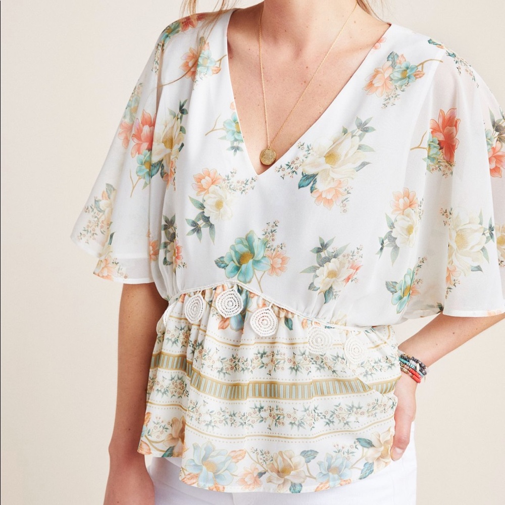 Anthropologie Farm Rio blouse NWT